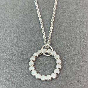 Artisan Sterling Silver Circle Necklace